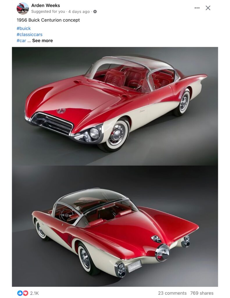 Buick Centurion Concept Fb