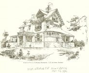 Prof George Edwin MacLean House, 1886 328 10th Avenue SE Minneapolis, MINNESOTA Architect: EE Joralemon Cost: $7,000+$500 TORN DOWN now a parking lot Drawing: NW Architect & Improvement Record Nov. 1886 Photo/plans: Orff & Joralemon office brochure (in Mpls History Collection)