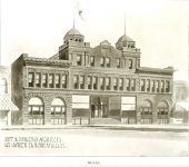 Metropole Hotel, 1893 515-17 N. P. Avenue Fargo, NORTH DAKOTA Architect: Orff & Joralemon Cost: $25,000 TORN DOWN 1948+- Rendering: Orff & Joralemon office brochure (Mpls History Collection)