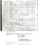 Death Certificate Pasadena, California For: Elizabeth Joralemon Date of death: December 20, 1933 Place of death: Pasadena, California