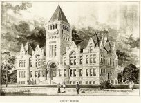 Court House, 1895 Architect: Orff & Joralemon Rendering Orff & Joralemon office brochure (Mpls Library History Collection)