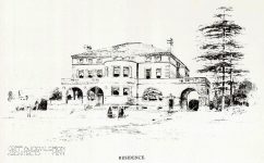 Residence Architect: Orff & Joralemon Pen & Ink Drawing: Albert Levering del Orff & Joralemon office brochure (Mpls Library History Collection)