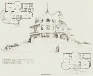 Ward Ames Residence, 1894 ?Built? Architect: Orff & Joralemon Pen & Ink Drawing Orff & Joralemon office brochure (Mpls Library History Collection)