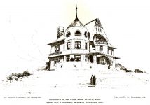 Ward Ames Residence, 1894 ?Built? Architect: Orff & Joralemon Pen & Ink Drawing Architect, Builder & Decorator Vol 8 No 12 Dec 1894