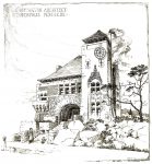 Pillsbury Hall, 1890 Mpls? Architect: LS Buffington Pen & Ink Drawing: signed by EE Joralemon, del (lower right) (NW Arch Archives) ?Built ?