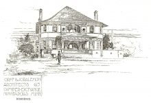 Residence Architect: Orff & Joralemon Pen & Ink Drawing: Albert Levering del (Mpls Library History Collection)