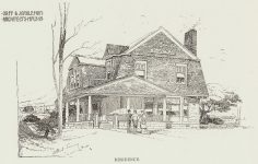 Residence, 1893 Architect: Orff & Joralemon Pen & Ink Drawing: Albert Levering del (Mpls Library History Collection)