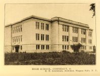 Conneaut High School, 1909 Conneaut, OHIO Architect: EE Joralemon SCHOOL ARCHITECTURE by Wm. C Bruce Pub Johnson Service Co Milwaukee
