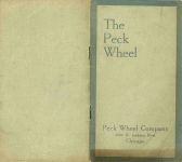 ca. 1911 The Peck Wheel Peck Wheel Company Chicago, Ill 7″x6″ Front & Back covers