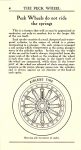 ca. 1911 The Peck Wheel Peck Wheels do not ride The springs Peck Wheel Company Chicago, Ill 3.5″x6″ page 4