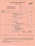 1952 ca. SKORPION ca. 1952 SKORPION Fibreglas Body Kit PRICE LIST & ORDER BLANK (pink) VIKING-CRAFT Anaheim, California 8.5″x11″