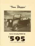1943 9 20 The “TOWN SHOPPER” America’s Outstanding ECONOMY CAR $595 FOB San Diego, Calif Dated: 20 September 1943 8.5″x11″