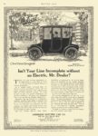 1912 11 21 DETROIT Electric Clear Vision Brougham Model 42 $3000 Anderson Electric Car Company Detroit, MICH MOTOR AGE November 21, 1912 8.5″x11.75″ page 64