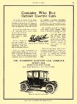 1914 4 9 DETROIT Electric Consider Who Buy Detroit Electric Cars THE ANDERSON ELECTRIC CAR COMPANY Detroit, MICH MOTOR AGE April 9, 1914 8.5″x12″ page 69