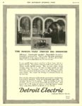 1917 4 21 DETROIT Electric THE POWER THAT DRIVES BIG BUSINESS The Anderson Electric Car Co. Detroit, MICH THE SATURDAY EVENING POST April 21, 1917 10.25″x13.75″ page 56