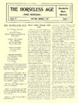 1905 2 15 Electric Article Electric Vehicle Charging Facilitated THE HORSELESS AGE February 15, 1905 University of Minnesota Library 8.75″x11.5″ page 209