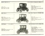1910 ELECTRIC PLEASURE CARS. BABCOCK     BAKER     OHIO MoToR’s 1910 MoToR CAR DIRECToRY Published By MoToR, New York 10″x7.25″ page 115