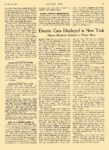 1914 10 15 ELECTRIC Vehicle Article Electric Cars Displayed in New York 15 Machines Included in Palace Show MOTOR AGE October 15, 1914 8.5″x12″ page 11