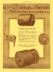 1913 1 2 DIEHL Electric Motors and Controls DIEHL MFG. COMPANY Elizabethport, New Jersey MOTOR AGE January 2, 1913 8.25″x12″ page 111