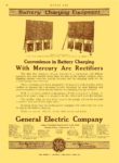 1913 1 2 GENERAL ELECTRIC Equipment Battery Charging Equipment General Electric Company Schenectady, New York MOTOR AGE January 2, 1912 8.25″x12″ page 98