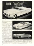 1953 BUICK Wildcat Article 1953 CARS of TODAY BY EDITORS OF SPEED AGE MAGAZINE Washington, D.C. 8.5″x11″ page 76