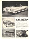 1954 7 Top: BUICK XP-300 1954 Experimental models BRAND NAMES FOUNDATION New York, New York Your CAR magazine July 1954 8″x10.5″ Inside cover