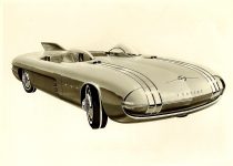 1956 PONTIAC Club de Mer General Motors Photographic Section 10″x8″ black & white photograph No. X20723-1