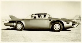 1957 PONTIAC Firebird 2 General Motors Photographic Section 10″x8″ black & white photograph No. X20704-61