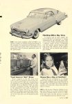 1954 3 CHRYSLER La Comtesse Hardtop Offers Sky View POPULAR SCIENCE March 1954 6.5″x9.5″ page 137