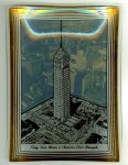 Foshay Tower Souvenir glass tray 5″x6.75″