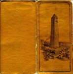 Foshay Tower Auction Bridge scorebook 4.25″x8.5″ Front and Back covers