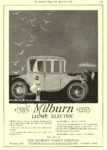 1916 4 29 MILBURN Light Electric Brougham $1585 Roadster $1285 The Milburn Wagon Company Toledo, OHIO The Literary Digest April 29, 1916 8″x11.25″ page 1239