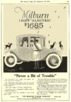 1916 9 30 MILBURN Light Electric Brougham $1685 “Never a Bit of Trouble” The Milburn Wagon Company Toledo, OHIO The Literary Digest September 30, 1916 7.5″x11″ page 859