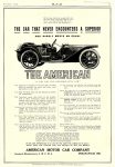 1909 10 THE AMERICAN “A Car For The Discriminating Few” Indianapolis, IND MoToR October 1909 9″x13″ page 17