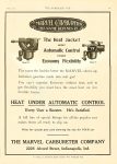 1911 4 5 Marvel Carburetor The Name Defines It The Marvel Carburetor Company Indianapolis, Indiana THE HORSELESS AGE Vol. 27, No. 14 April 5, 1911 9″x12″ page 21