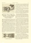 1914 2 Pioneer Very Roomy (article) American Mfg. Co. of Chicago Motor Field Vol. 28 No. 5 page 31 9″x12″