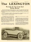1915 1 28 LEXINGTON The LEXINGTON Thoroughbred Six Lexington Motor Co. Connersville, Indiana THE AUTOMOBILE Vol. 32 No. 4 January 28, 1915 9″x12″ page 78