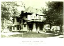 1910 ca. Charles E. Test House, 1892 795 Middle Drive Woodruff Place Indianapolis, Indiana ca. 1910 Black & White photograph