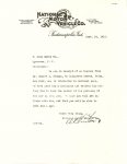 1910 9 20 National Motor Vehicle Co. letter Indianapolis, Indiana Sept 20, 1910 W King Smith Co Syracuse, N Y xerox 8.5″x11″
