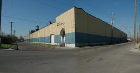 2006 4 13 FORMER National Motor Vehicle Factory NOW 22nd Street Warehouse FOR RENT 1145 East 22nd Street at 1200 E Yandes ST Indianapolis, Indiana Thursday April 13, 2006 Digital Photograph by Sam T. Test