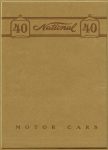 1911 NATIONAL 40 Sales Catalog Designed & Written by Russel M. Seeds Company, Indianapolis The Hollenbeck Press, Indianapolis Inside back cover, 8″x11″
