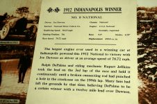 1912 NATIONAL Car 8 Driver Joe Dawson & Mechanic Don Herr 1912 Indianapolis 500 WINNER Indianapolis Motor Speedway Museum Indianapolis, Indiana Thursday April 13, 2006 Digital Photograph by Dr. Sam T. Test