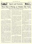 1911 6 21 NATIONAL Three Days of Racing on Omaha’s Dirt Track THE HORSELESS AGE June 21, 1911 University of Minnesota Library 8.25″x11.5″ page 1056
