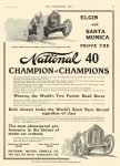 1911 10 25 NATIONAL 40 CHAMPION of CHAMPIONS Winning the World’s Two Fastest Road Races NATIONAL MOTOR VEHICLE CO. Indianapolis, IND THE HORSELESS AGE October 25, 1911 8.5″x12″ page 33