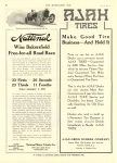 1911 7 12 NATIONAL National Wins Bakersfield Free-for-all Road Race 33 Firsts 26 Seconds 23 Thirds 11 Fourths National Motor Vehicle Co. Indianapolis, IND THE HORSELESS AGE July 12, 1911 8.5″x11.75″ page 48