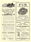 1911 9 13 NATIONAL You Could Win the Elgin Trophy With Your Stock National 40 National Motor Vehicle Co. Indianapolis, IND THE HORSELESS AGE September 13, 1911 8.75″x12″ page 18