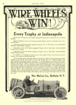 1913 6 5 Indianapolis 500 WIRE WHEELS WIN Every Trophy at Indianapolis The McCue Co. Buffalo, New York MOTOR AGE June 5, 1913 University of Minnesota Library 8.5″x11.5″ page 84