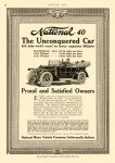 1913 6 12 NATIONAL National 40 The Unconquered Car Proud and Satisfied Owners National Motor Vehicle Company Indianapolis, IND MOTOR AGE June 12, 1913 8.5″x12″ page 48