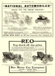 1905 4 12 NATIONAL Electric “NATIONAL AUTOMOBILES” NATIONAL MOTOR VEHICLE CO. Indianapolis, IND THE HORSELESS AGE April 12, 1905 8.5″x12″ page xx