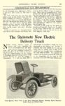 1920 11 STEINMETZ Electric Truck Article The Steinmetz New Electric Delivery Truck AUTOMOBILE TRADE JOURNAL November 1920 University of Minnesota Library 6.5″x9.5″ page 205